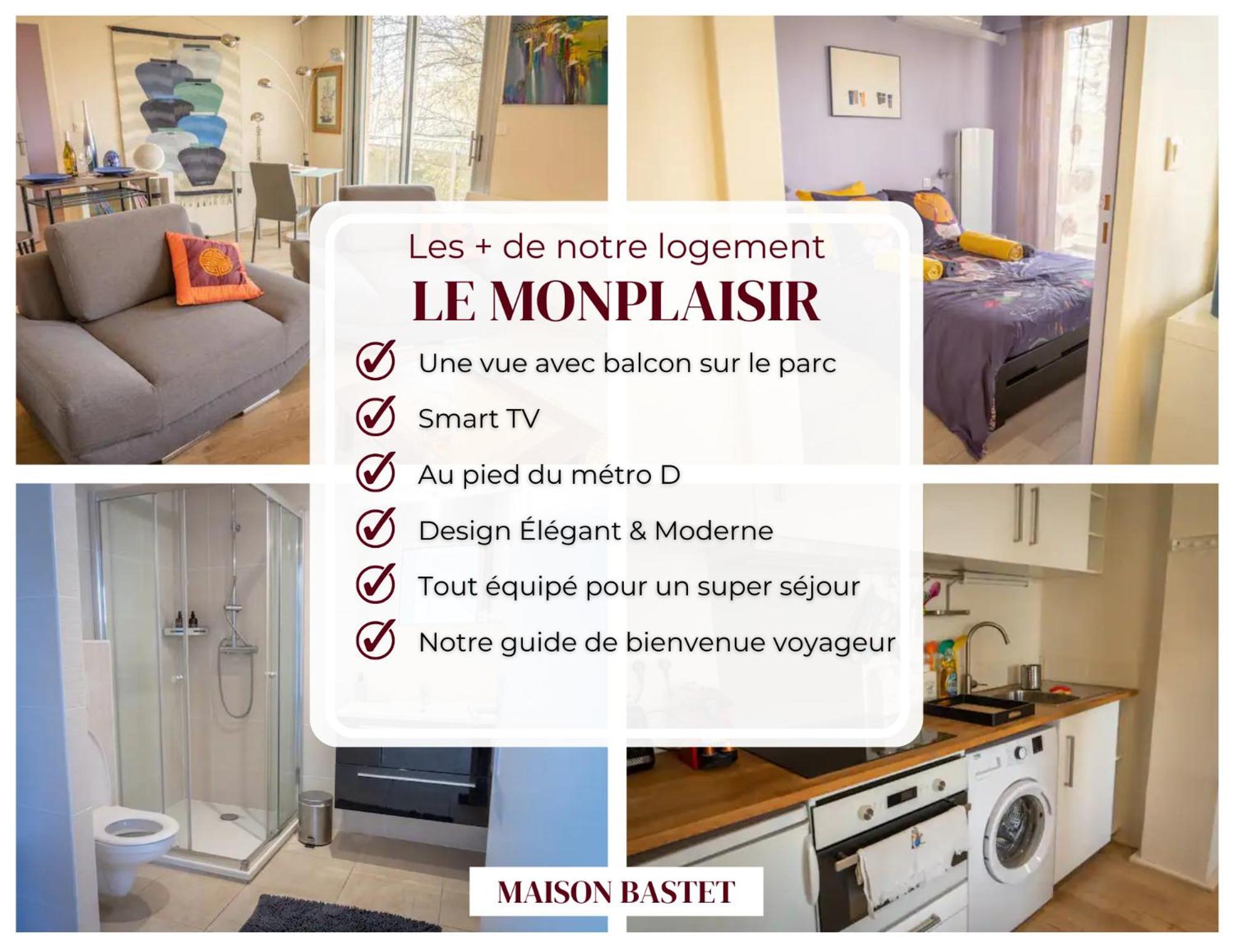 Le Monplaisir - T2 Cosy - Proche Du Metro Apartment Lyon Luaran gambar